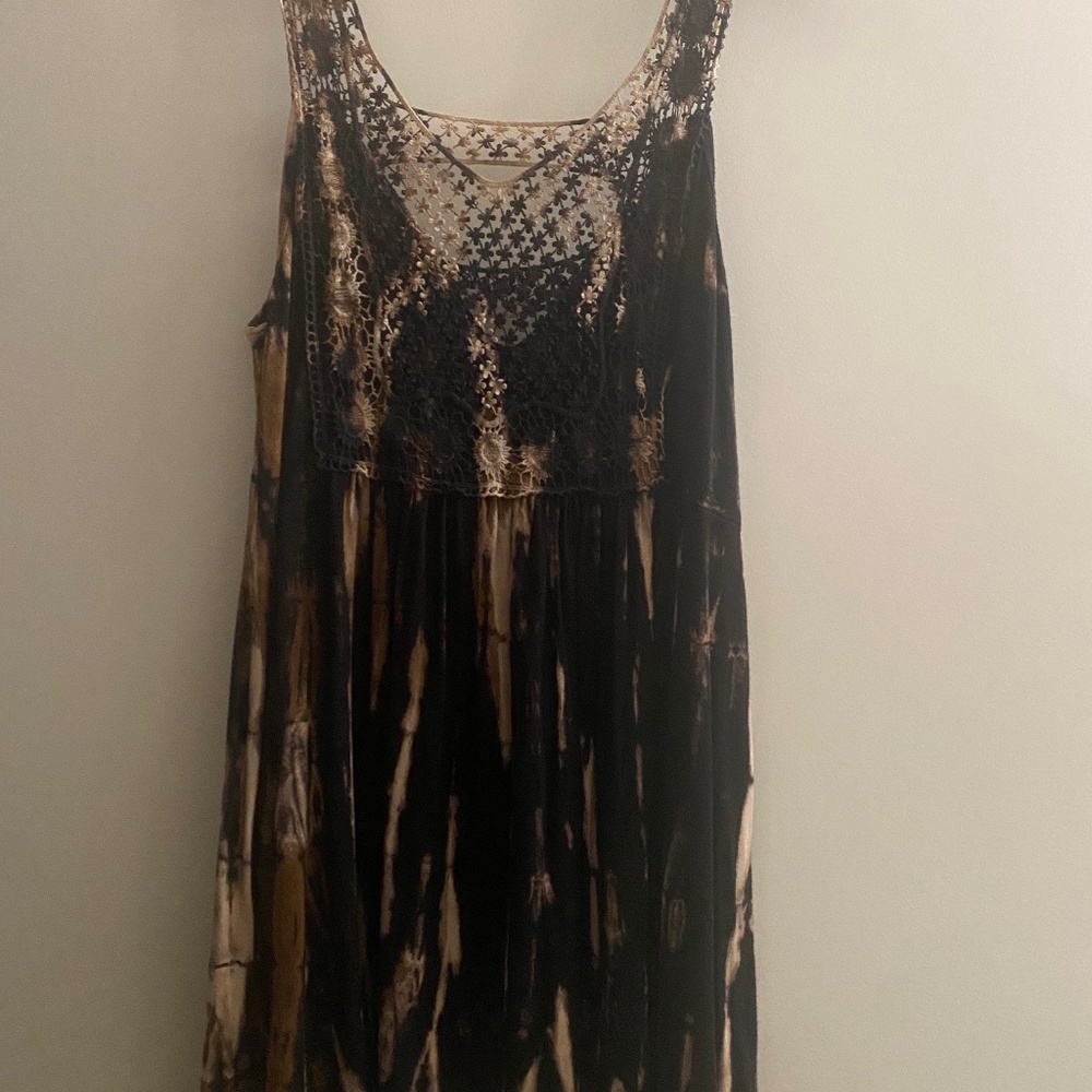 Tie-dyed tank top
